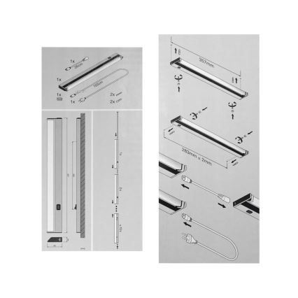 Ledvance - LED Podlinkové svietidlo TURN LED/6W/230V