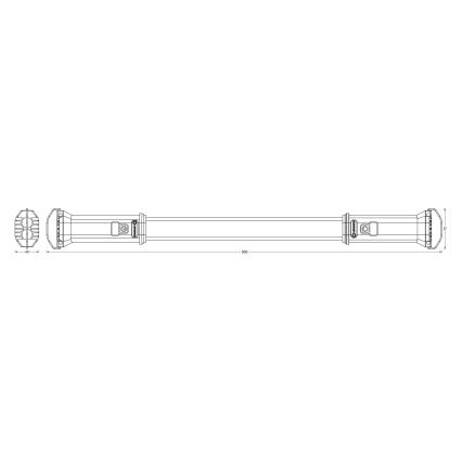 Ledvance - LED Pracovné svietidlo TUBE LED/10W/5V IP54