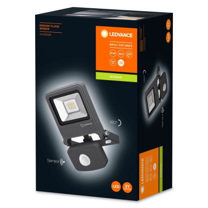 Ledvance - LED Reflektor ENDURA so senzorom LED/10W/230V IP44