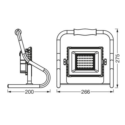 Ledvance - LED Reflektor R-STAND LED/20W/5V 2200 mAh IP44