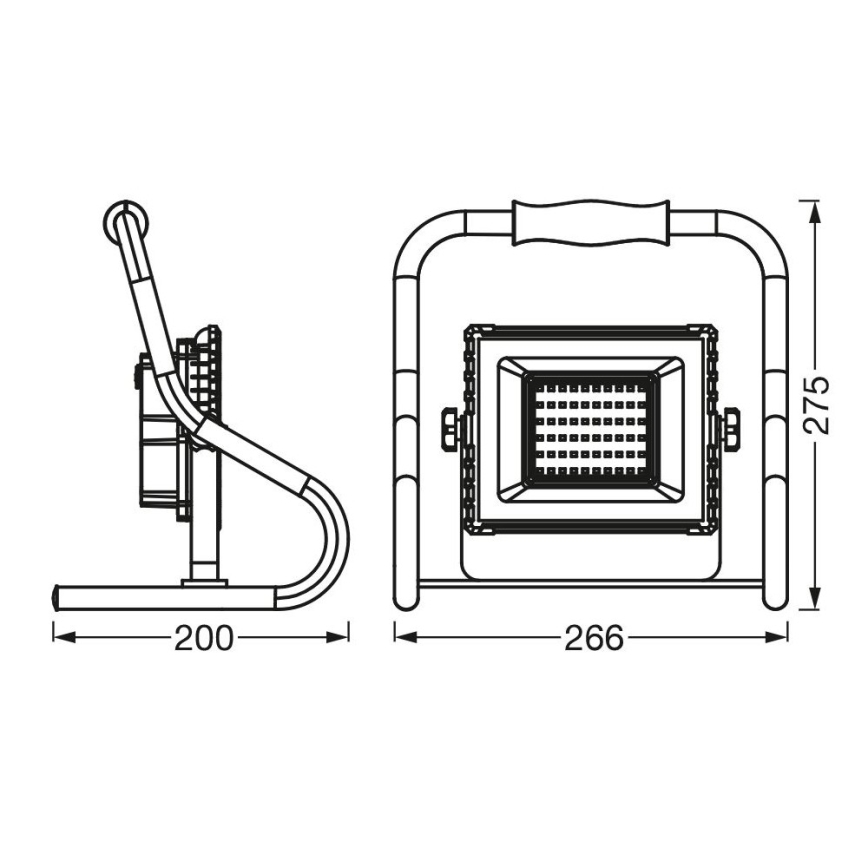 Ledvance - LED Reflektor R-STAND LED/20W/5V 2200 mAh IP44