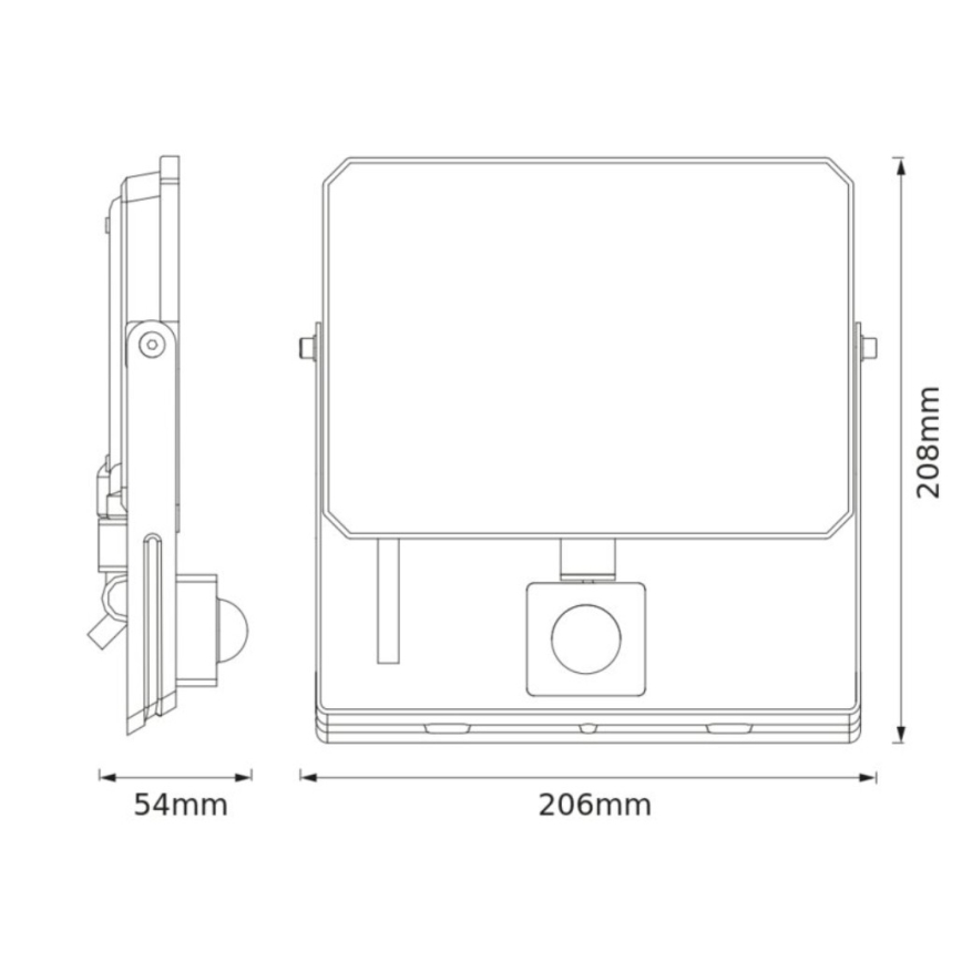 Ledvance - LED reflektor s pohybovým a súmrakovým senzorom FLOODLIGHT LED/50W/230V 3000K IP65