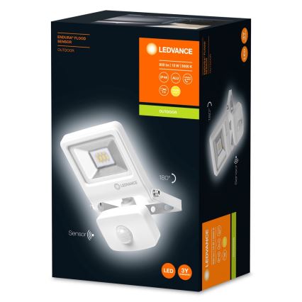 Ledvance - LED Reflektor so senzorom ENDURA LED/10W/230V IP44