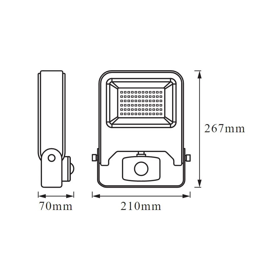 Ledvance - LED Reflektor so senzorom ENDURA LED/50W/230V IP44
