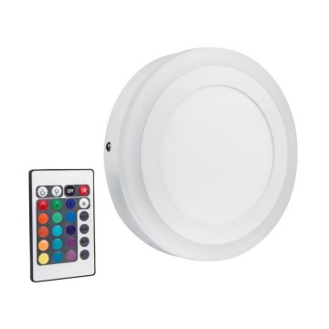 Ledvance - LED RGB Stmievateľné stropné svietidlo LED/19W/230V + diaľkové ovládanie