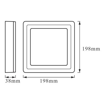 Ledvance - LED RGB Stmievateľné stropné svietidlo LED/19W/230V + diaľkové ovládanie