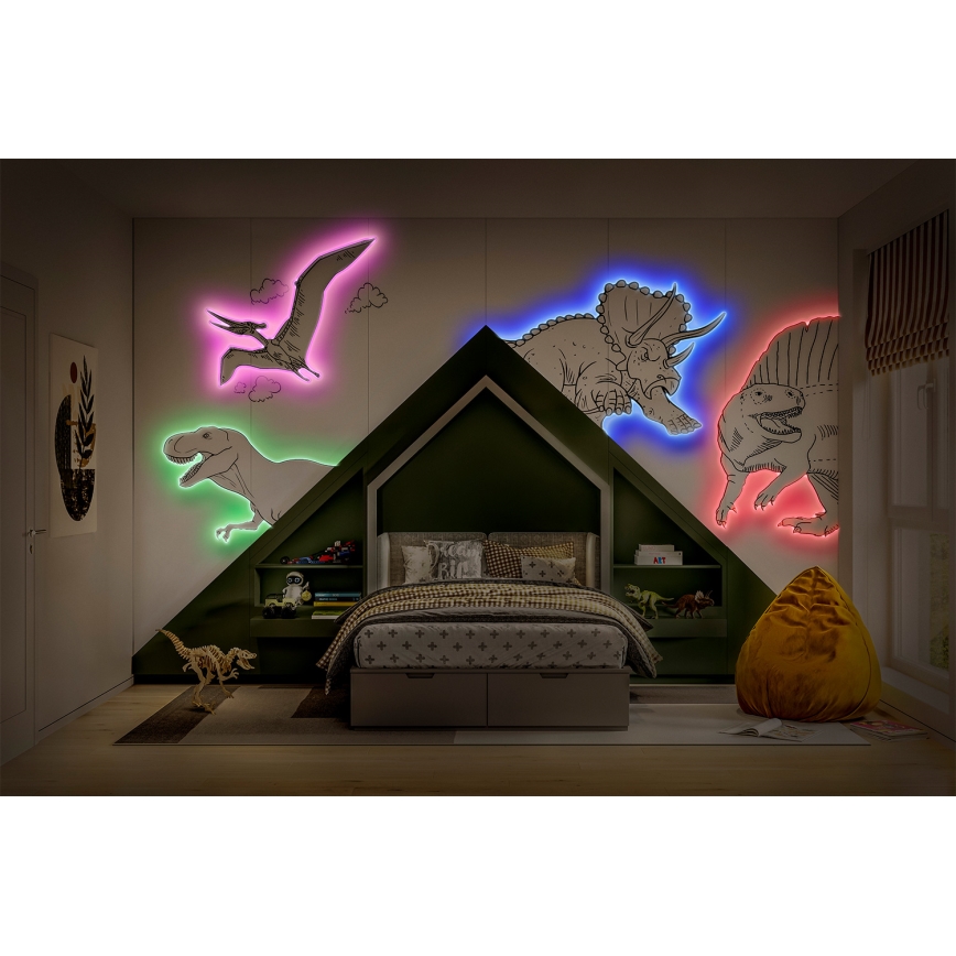 Ledvance - LED RGB stmievateľný pás FLEX 5m LED/10W/230V + diaľkový ovládač