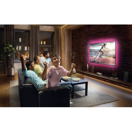 Ledvance - LED RGB stmievateľný pásik FLEX TV MOOD 1m LED/4W/5V + diaľkové ovládanie