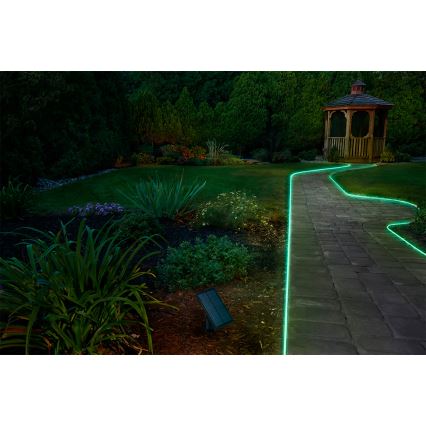 Ledvance - LED RGB stlmiteľný solárny pásik FLEX MAGIC 3m LED/1,2W/3,7V 2000 mAh IP44 + diaľkové ovládanie