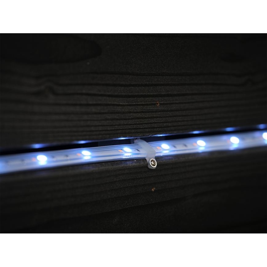 Ledvance - LED RGB stlmiteľný solárny pásik FLEX MAGIC 3m LED/1,2W/3,7V 2000 mAh IP44 + diaľkové ovládanie