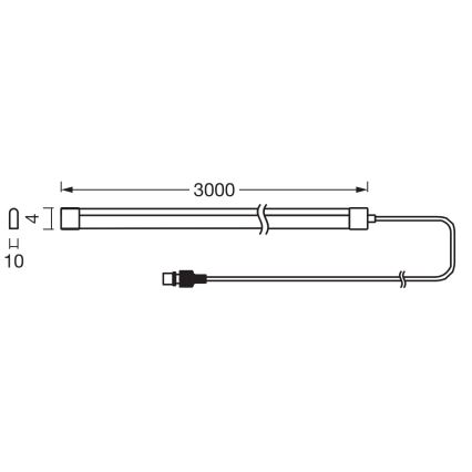 Ledvance - LED RGB stmievateľný solárny pásik FLEX MAGIC 3m LED/1,2W/5V + diaľkové ovládanie
