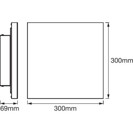 Ledvance - LED RGB+TW Stmievateľné stropné svietidlo SMART+ FRAMELESS LED/20W/230V 3000K-6500K Wi-Fi