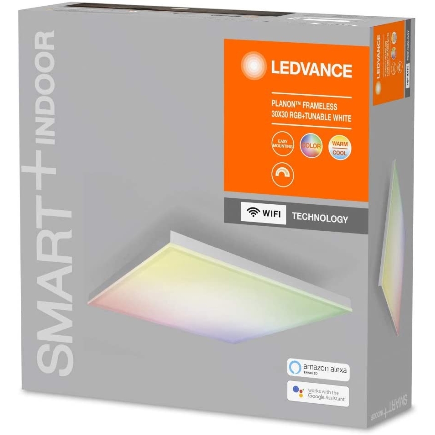 Ledvance - LED RGB+TW Stmievateľné stropné svietidlo SMART+ FRAMELESS LED/20W/230V 3000K-6500K Wi-Fi