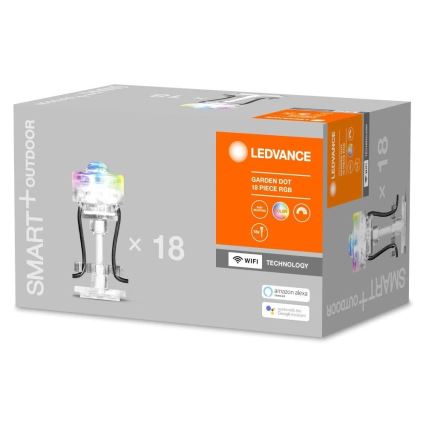 Ledvance - LED RGB Vonkajšie dekoračné svietidlo SMART+ DOT 18xLED/4W/230V IP65 Wi-Fi