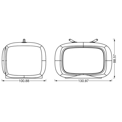 Ledvance - LED RGBW dotyková detská nočná lampička TOUCH LED/2,5W/5V