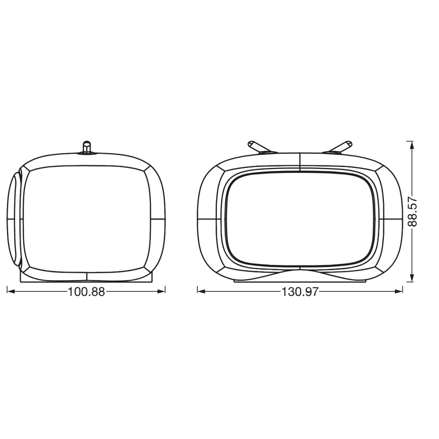 Ledvance - LED RGBW dotyková detská nočná lampička TOUCH LED/2,5W/5V