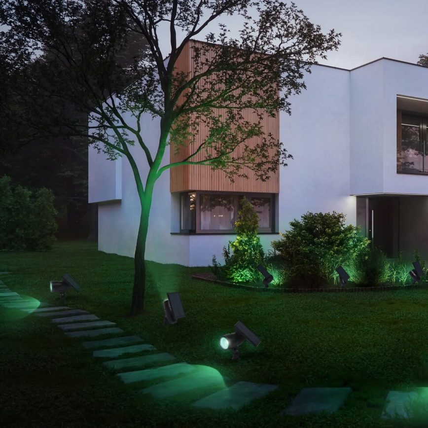 Ledvance - LED RGBW Stmievateľná solárna lampa SMART+ SOLAR LED/0,6W/3,7V 2000 mAh 3000-6500K IP44