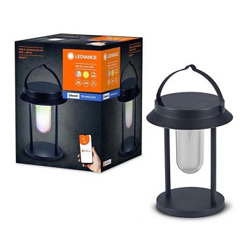 Ledvance - LED RGBW Stmievateľná solárna lampa SMART+ TABLE LED/3W/3,7V 2200 mAh IP44