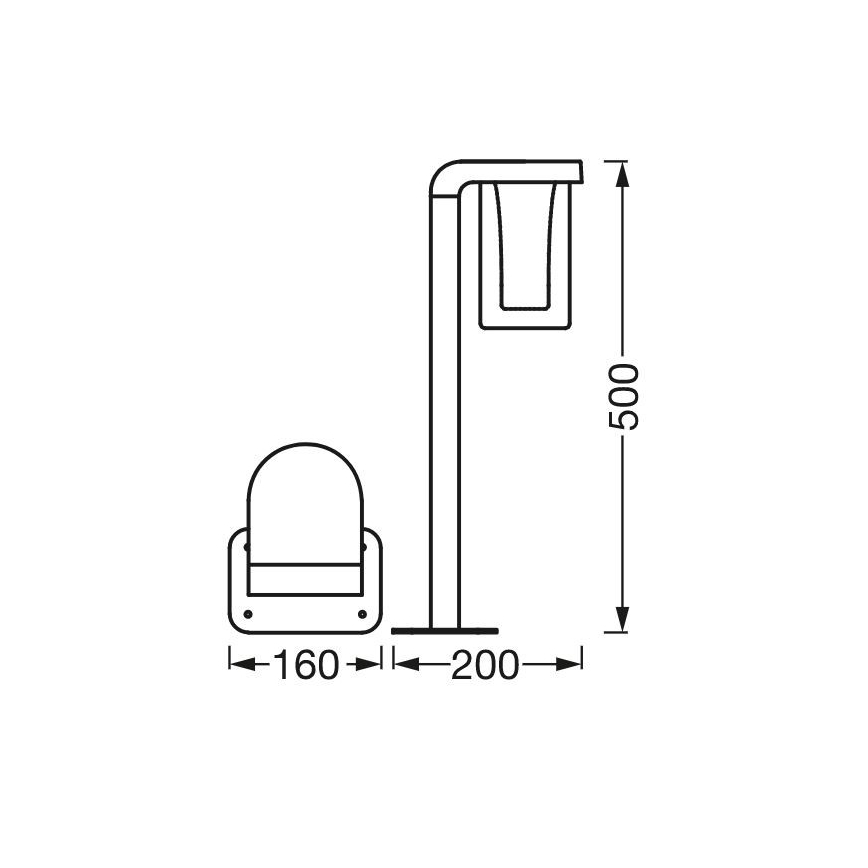 Ledvance - LED RGBW Stmievateľná vonkajšia lampa  CASCADE LED/10W/230V IP44 Wi-Fi