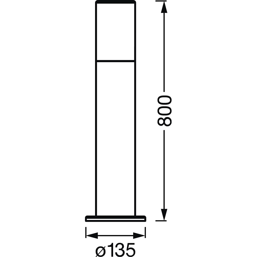 Ledvance - LED RGBW Stmievateľná vonkajšia lampa SMART+ PIPE 10W/230V Wi-Fi IP44