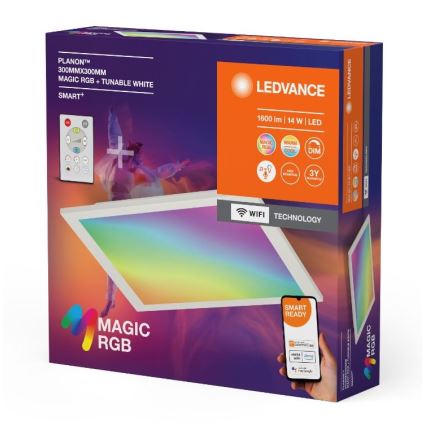 Ledvance - LED RGBW Stmievateľné stropné svietidlo SMART+ MAGIC LED/14W/230V 2700-6500K Wi-Fi + diaľkové ovládanie