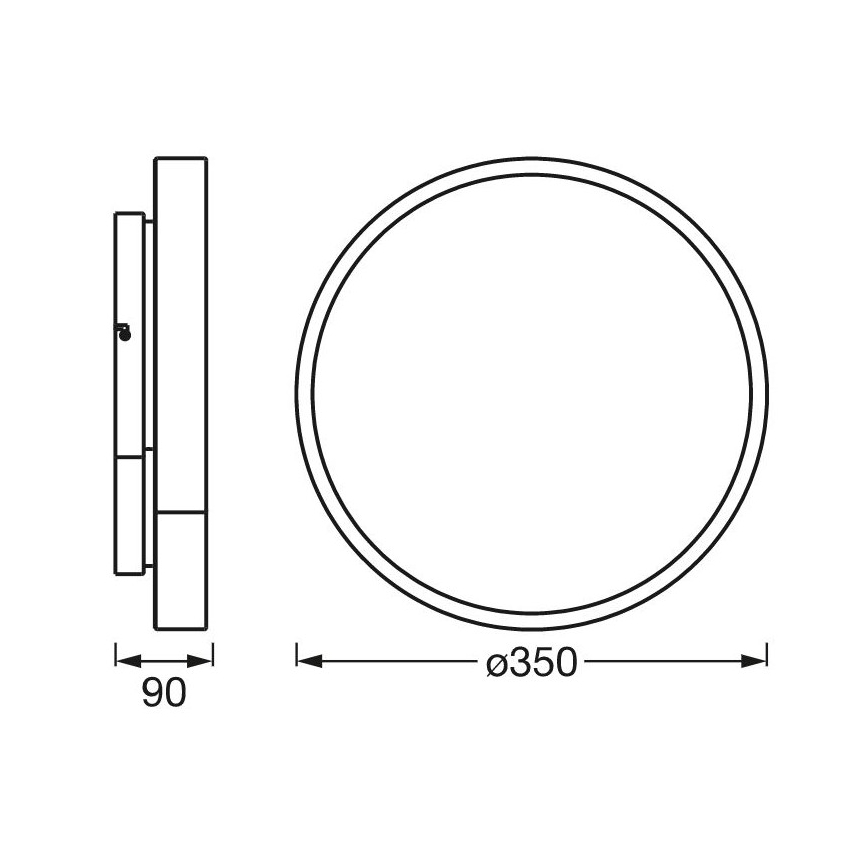 Ledvance - LED RGBW Stmievateľné stropné svietidlo SMART+ ORBIS LED/28W/230V 3000-6500K Wi-Fi