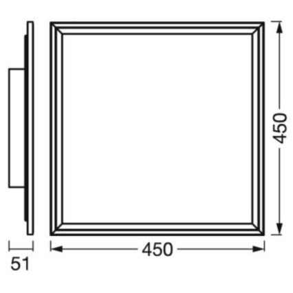 Ledvance - LED RGBW Stmievateľné stropné svietidlo SMART+ PLANON LED/24W/230V 2700-6500K Wi-Fi