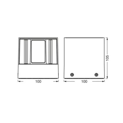 Ledvance - LED RGBW Stmievateľné vonkajšie nástenné svietidlo SMART+ BEAM LED/8W/230V 3000-6500K IP44 Wi-Fi