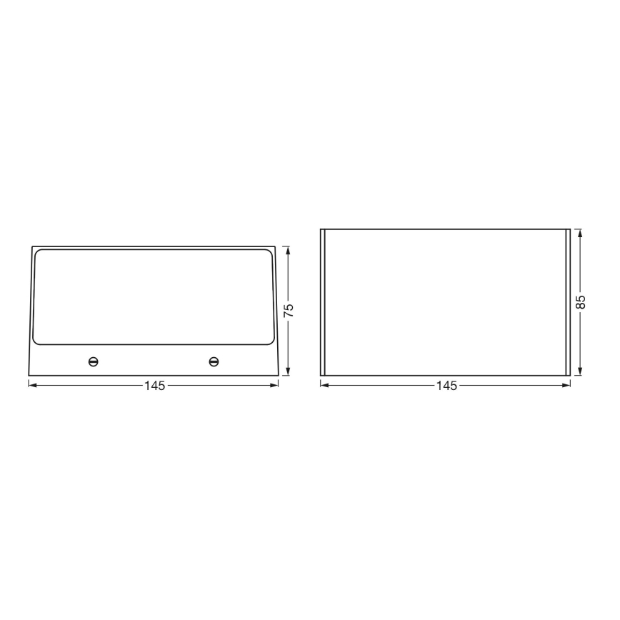 Ledvance - LED RGBW Stmievateľné vonkajšie nástenné svietidlo SMART+ BRICK LED/14W/230V Wi-Fi IP44