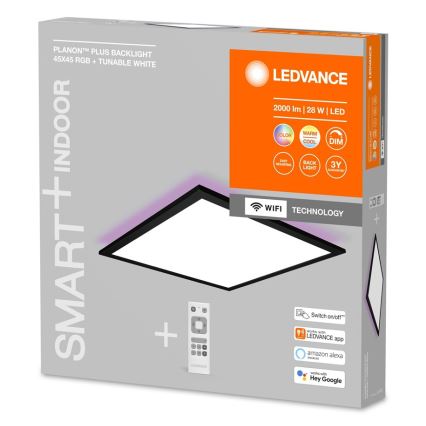 Ledvance - LED RGBW Stmievateľný panel SMART+ PLANON LED/28W/230V 3000-6500K Wi-Fi + diaľkové ovládanie