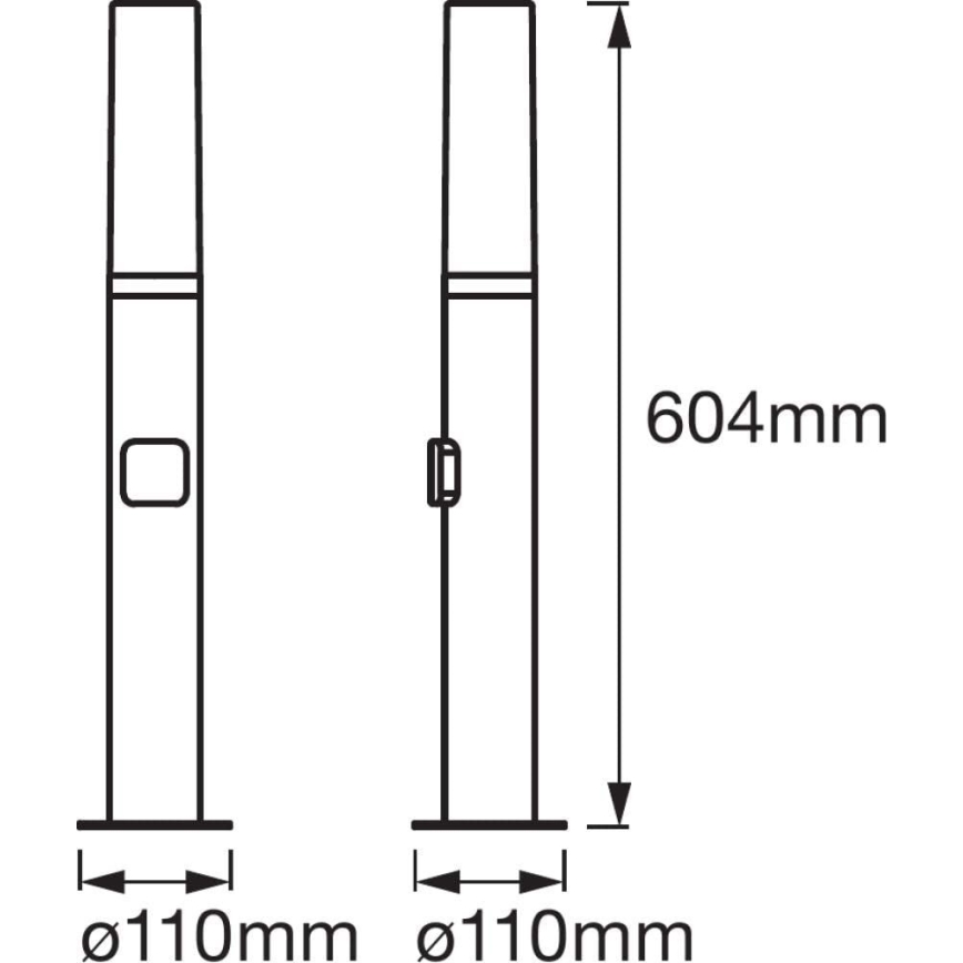 Ledvance - LED RGBW Vonkajšia lampa SMART+ FLARE LED/7,5W/230V IP44 Wi-Fi