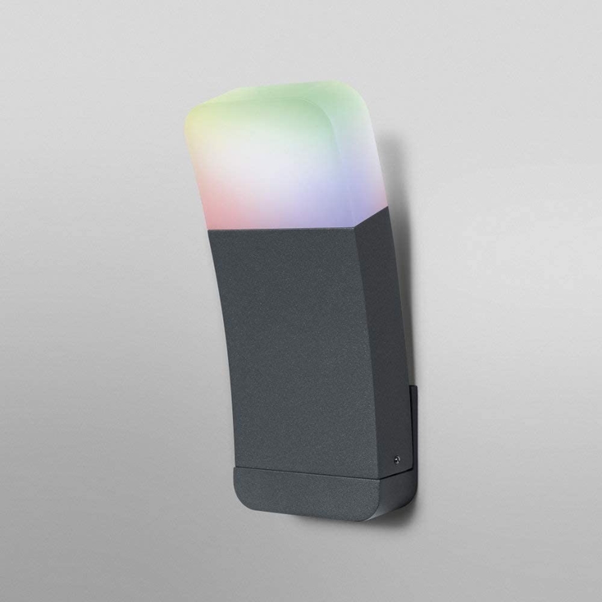 Ledvance - LED RGBW Vonkajšie nástenné svietidlo SMART+ CURVE LED/9W/230V IP44 Wi-Fi