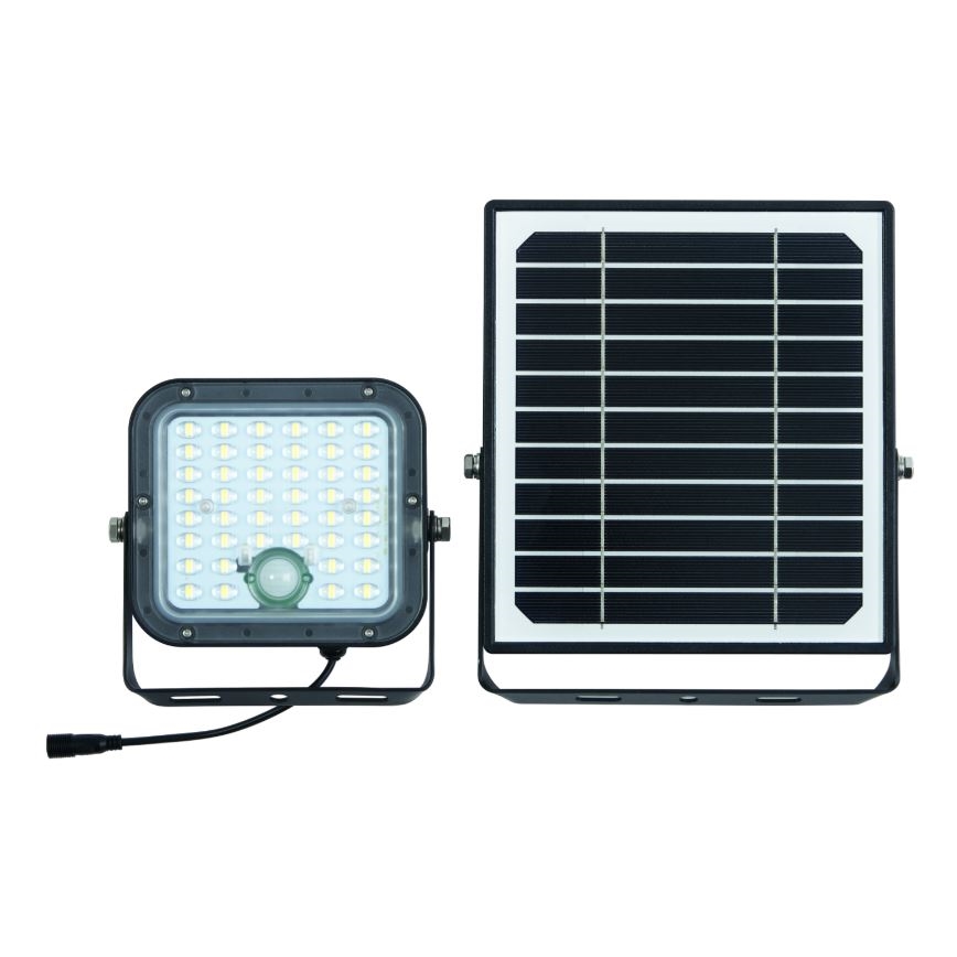 Ledvance - LED Stmievateľný solárny reflektor so senzorom FLOOD SPLIT LED/10W/3,2V 5000 mAh IP65 + diaľkové ovládanie