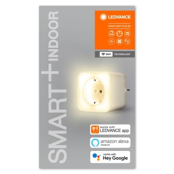 Ledvance - LED Stmievateľná inteligentná zásuvka s osvetlením SMART+ PLUG 3680W Wi-Fi