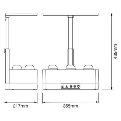 Ledvance - LED Stmievateľná interiérová lampa na rastliny GARDEN KIT LED/24W/230V