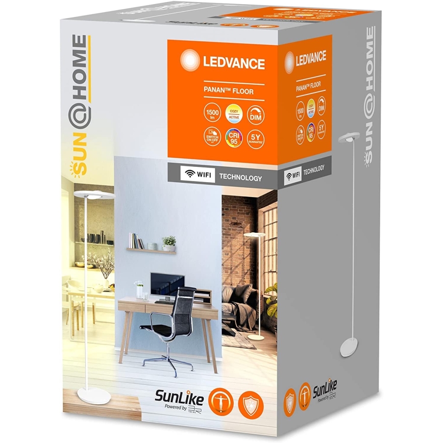 Ledvance - LED  Stmievateľná stojacia lampa SUN@HOME LED/36W/230V 2200-5000K CRI 95 Wi-Fi