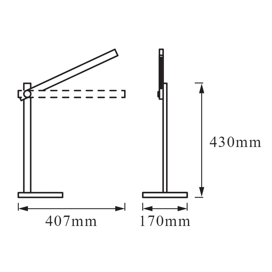 Ledvance - LED Stmievateľná stolná lampa PANAN LED/7W/230V