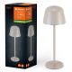 Ledvance - LED Stmievateľná vonkajšia nabíjacia lampa TABLE LED/2,5W/5V IP54 béžová