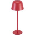 Ledvance - LED Stmievateľná vonkajšia nabíjacia lampa TABLE LED/2,5W/5V IP54 červená