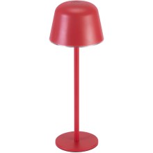 Ledvance - LED Stmievateľná vonkajšia nabíjacia lampa TABLE LED/2,5W/5V IP54 červená