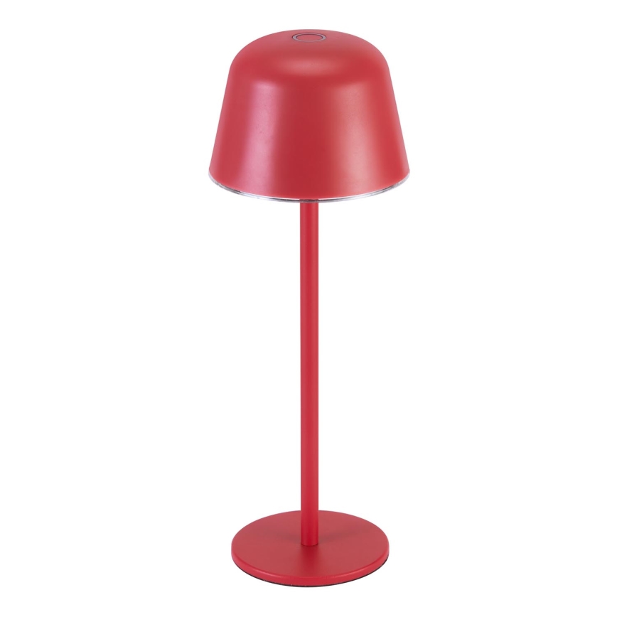 Ledvance - LED Stmievateľná vonkajšia nabíjacia lampa TABLE LED/2,5W/5V IP54 červená