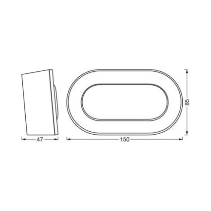 Ledvance - LED Stmievateľné digitálne hodiny LINEAR LED/3,4W/5V