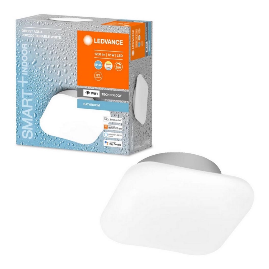 Ledvance - LED Stmievateľné kúpeľňové svietidlo SMART+ AQUA LED/12W/230V 3000-6500K IP44 Wi-Fi