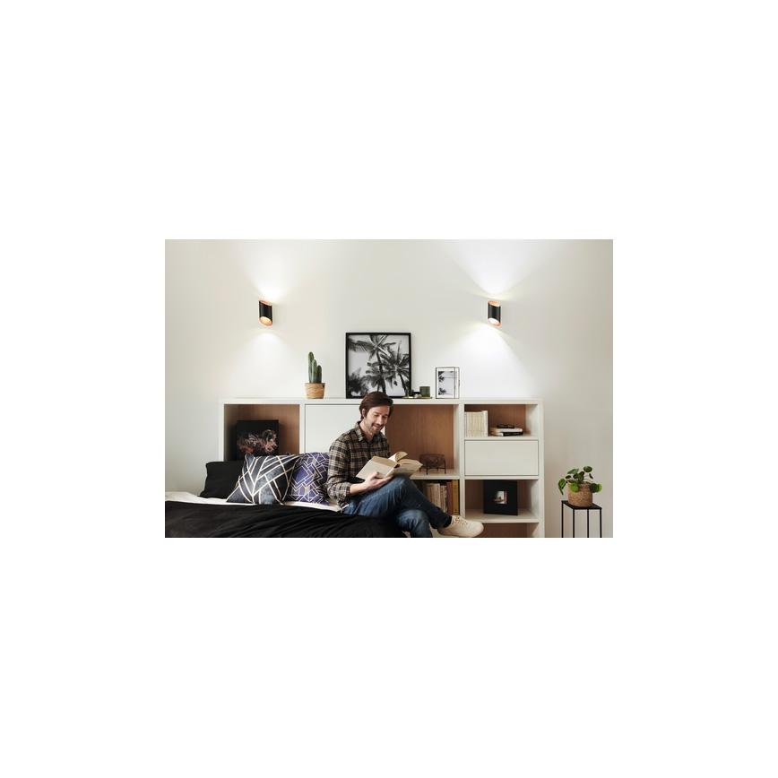 Ledvance - LED Stmievateľné nástenné svietidlo  SMART+ CYLINDRO LED/12W/230V 3000-6500K Wi-Fi čierna