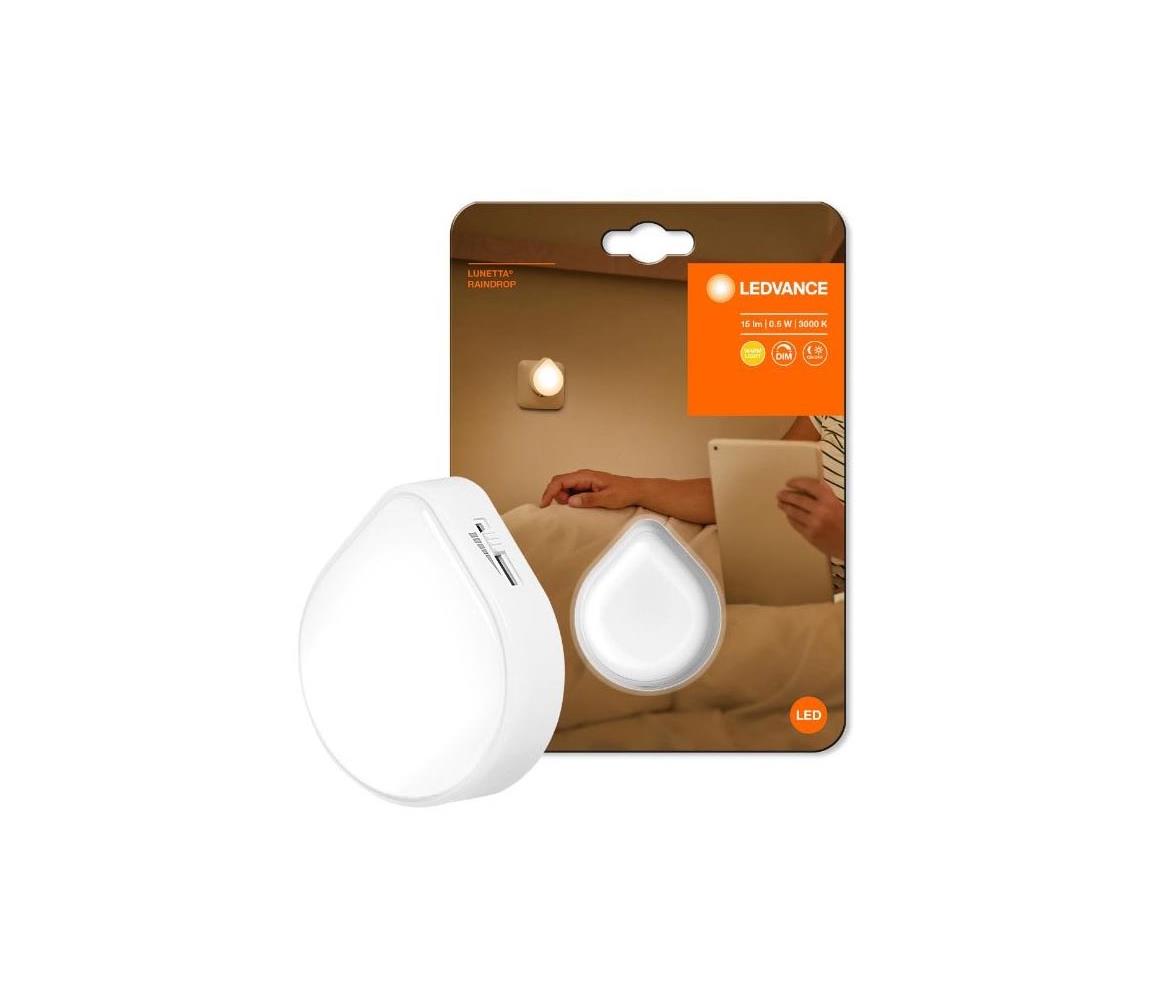 Ledvance Ledvance - LED Stmievateľné orientačné svietidlo do zásuvky LUNETTA LED/0,5W/230V