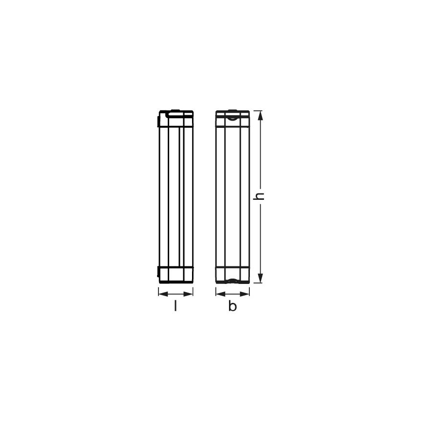 Ledvance - LED Stmievateľné orientačné svietidlo LINEAR LED/6,9W/5V 2200 mAh IP54
