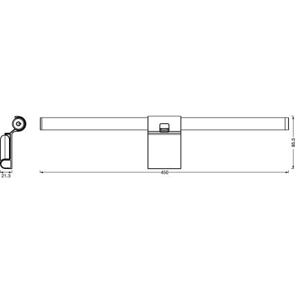 Ledvance - LED Stmievateľné osvetlenie monitora SUN@HOME LED/2,5W/5V 2200-5000K CRI 95 Wi-Fi