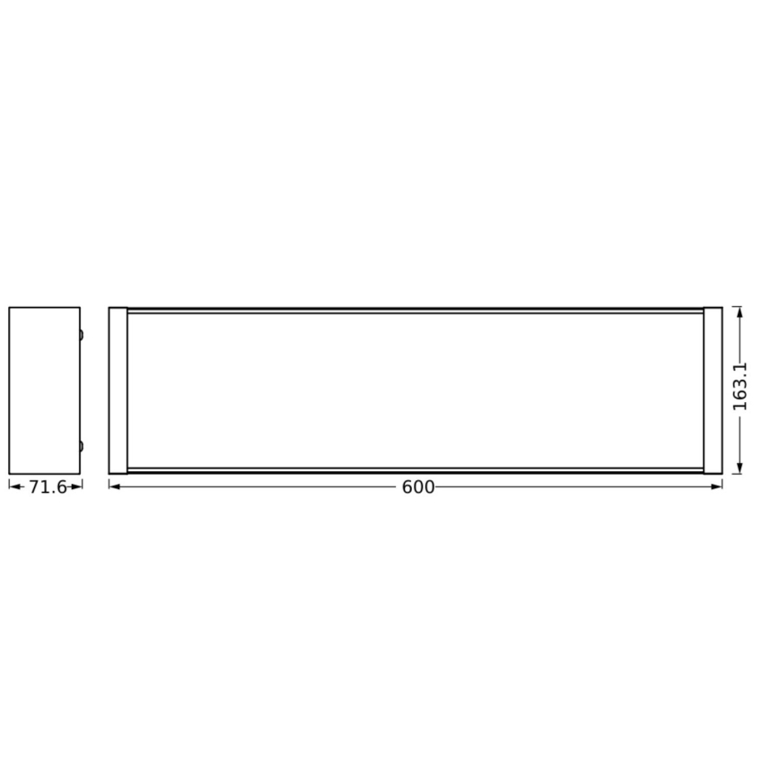 Ledvance - LED Stmievateľné stropné svietidlo OFFICE LINE LED/20W/230V 60 cm + diaľkové ovládanie
