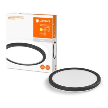 Ledvance - LED Stmievateľné stropné svietidlo ORBIS LED/15W/230V čierna