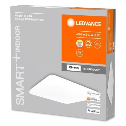 Ledvance - LED Stmievateľné stropné svietidlo SMART+ CLEAM LED/42W/230V 300-6500K Wi-Fi